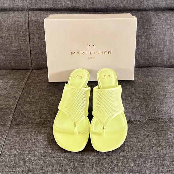 Marc Fisher Dallas Heeled Slide Sandal - Picture 2 of 4